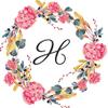 Magnet Country Floral Monogram Initial H Car Magnetic Vinyl Bumper Sticker 5'' x 4'' view 1