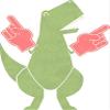 Magnet Yay! Big Hands! Car Magnetic Vinyl Bumper Sticker 5'' x 4'' view 1