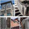 JHKJ Cargo Net, White Nylon Rope Covering Net, Stair Anti-Fall Net, Child Safety Net Protective Net Cat Net Child Protection Climbing Net Rope Net,1x 9m3.3 * 29.5ft view 3