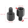 F FIERCE CYCLE 5pcs 10mm LH to 8mm RH Black Motorcycle Rearview Mirrors Adapter Bolt Screw view 2