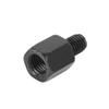 F FIERCE CYCLE 5pcs 10mm LH to 8mm RH Black Motorcycle Rearview Mirrors Adapter Bolt Screw view 4