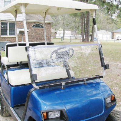 Folding Style Clear Windshield for 2003-2006 Yamaha G22 Golf Cart