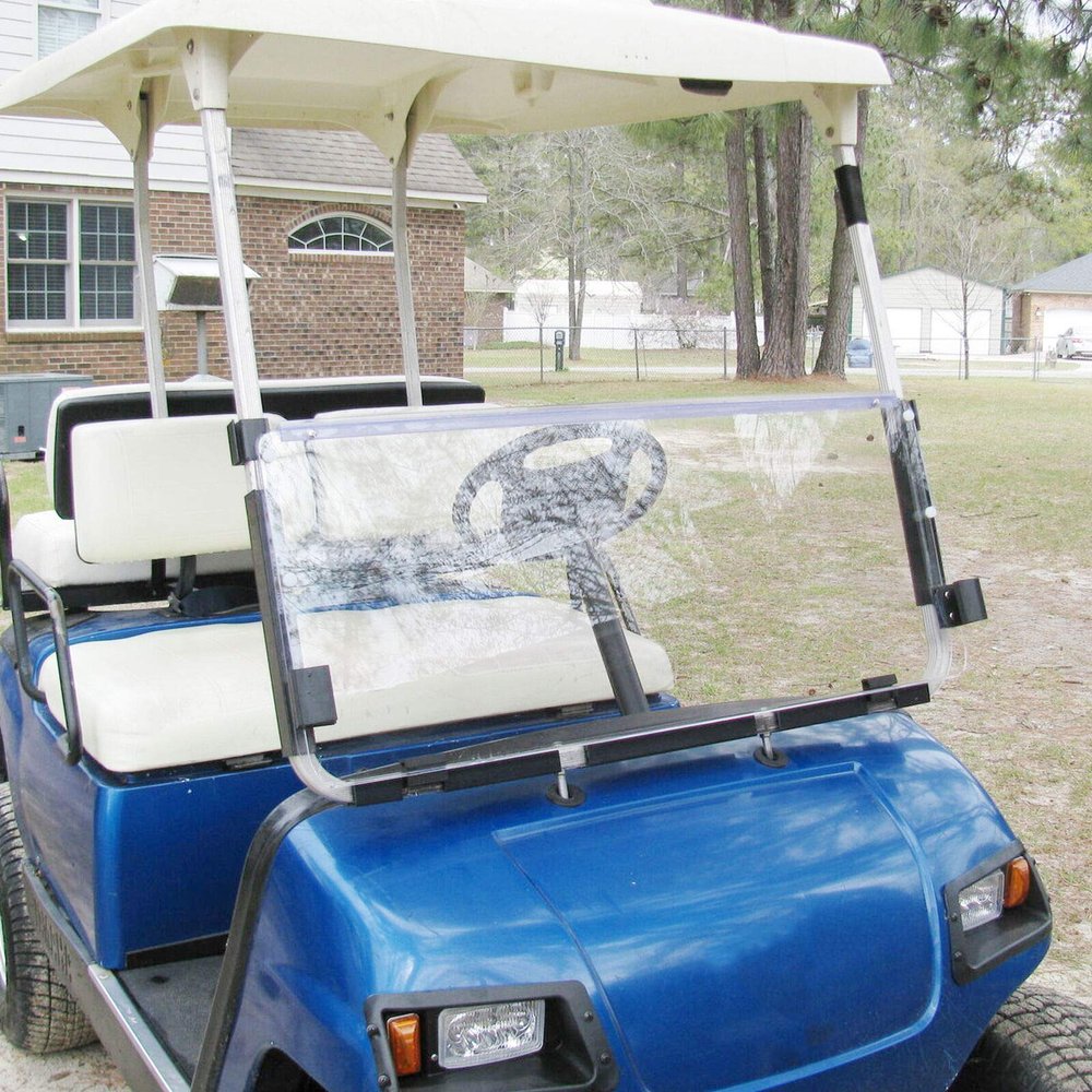 Folding Style Clear Windshield for 2003-2006 Yamaha G22 Golf Cart