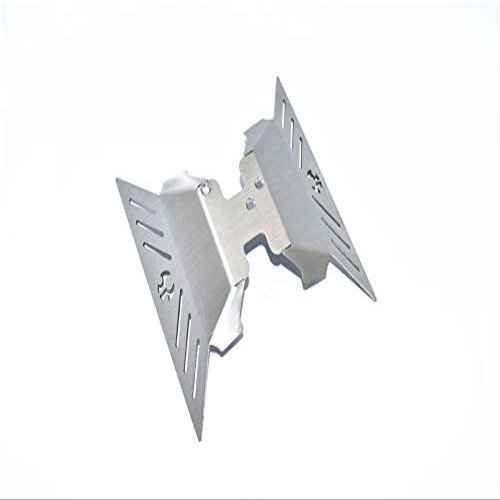 Axial Capra 1.9 Unlimited Trail Buggy Upgrade Parts Stainless Steel Center Gear Box Bottom Protector Mount - 1Pc Set