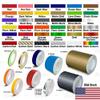 A&Z Roll Vinyl Pinstriping Pin Stripe DIY Self Adhesive Line Car Tape Decal Stickers Dark Grey 1/12 inch & 1/6 inch view 2