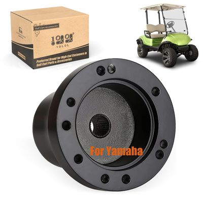 10L0L Golf Cart Steering Wheel Adapter Fits for for Yamaha G2-G29 Drive/Drive 2 5-6 Holes Golf Cart Steering Wheel - Black