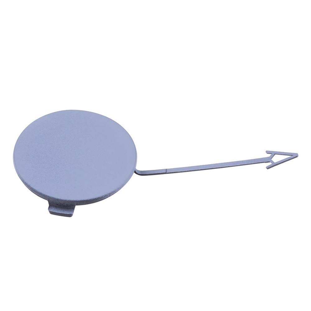 Front Bumper Tow Hook Cover Compatible with A4 B7 2005-2008, Towing Hook Cap Replacement, ABS Plastic Front Hitch Cover