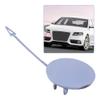 Front Bumper Tow Hook Cover Compatible with A4 B7 2005-2008, Towing Hook Cap Replacement, ABS Plastic Front Hitch Cover view 3
