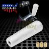JDMBESTBOY White Shift Knob Stick Frosted Matte Crystal Bubble Long Throw Gear Shifter 15cm view 2