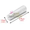 JDMBESTBOY White Shift Knob Stick Frosted Matte Crystal Bubble Long Throw Gear Shifter 15cm view 3