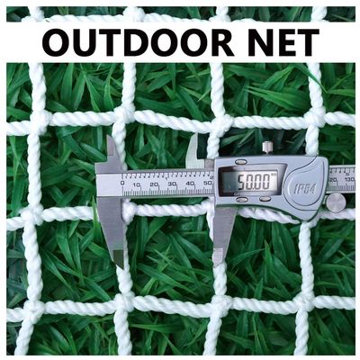 Outdoor Cargo Net White Protective Net for Balcony Stair Railing Children Safety Net Playground Fence Netting, 5cm Mesh, 5mm Rope (Size : 3x3m(10x10ft))