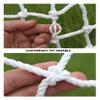 Outdoor Cargo Net White Protective Net for Balcony Stair Railing Children Safety Net Playground Fence Netting, 5cm Mesh, 5mm Rope (Size : 3x3m(10x10ft)) view 2