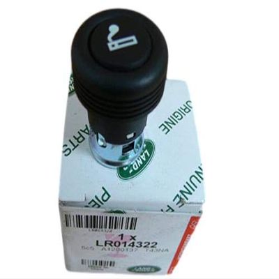 Land Rover Genuine Cigar Lighter Knob Discovery Sport 15 LR4 Evoque New Discovery 17 Velar Oem New LR014322 - Black, Push Button, Manual, Metal, 1-way, Panel Mount