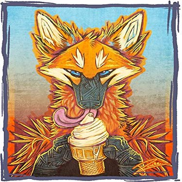 Magnet Ice Cream King Car Magnetic Vinyl Bumper Sticker 5'' x 4''