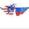 Magnet Russian American Flag USA Russia Car Magnetic Vinyl Bumper Sticker 5'' x 4'' view 1