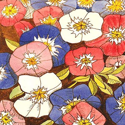 Magnet Petunias Car Magnetic Vinyl Bumper Sticker 5'' x 4''