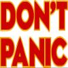 Magnet Don't Panic Car Magnetic Vinyl Bumper Sticker 5'' x 4'' view 1