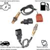 Oxygen Sensors for Audi 2002-2001 Quattro 1.8l 1 Pair Upper Under view 3