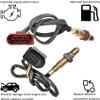 Oxygen Sensors for Audi 2002-2001 Quattro 1.8l 1 Pair Upper Under view 4