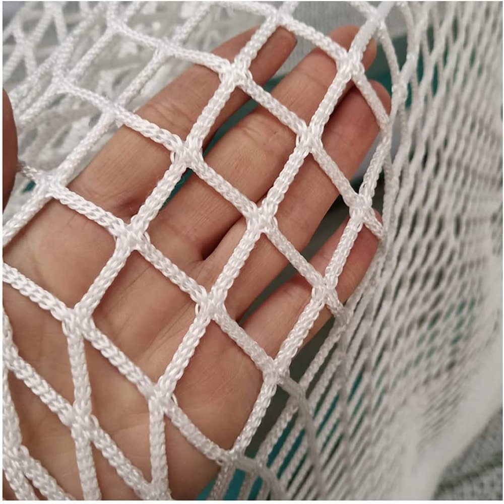 White Childen Protective Net, Cargo Net, Nylon Fence Net, Balcony Stair Netting, 3cm Mesh, 3.5mm Rope (Size : 0.9x10m(2.9x32ft))