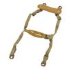 ATAIRSOFT 4 Points Helmet Accessory Retention System Chin Strap with Bolts and Screws for Fast Tactical Airsoft MICH IBH Helmet (TAN) view 2