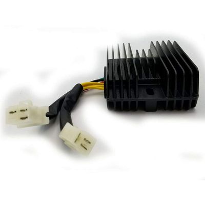 WhatApart Rectifier (6 Wire Version) 2-Plugs Compatible with CF250 250cc Water Cooled Honda CN250 CF250 CH250 Scooter Moped 250cc