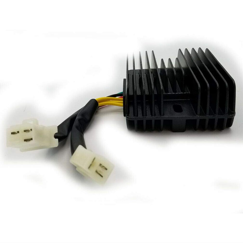 WhatApart Rectifier (6 Wire Version) 2-Plugs Compatible with CF250 250cc Water Cooled Honda CN250 CF250 CH250 Scooter Moped 250cc