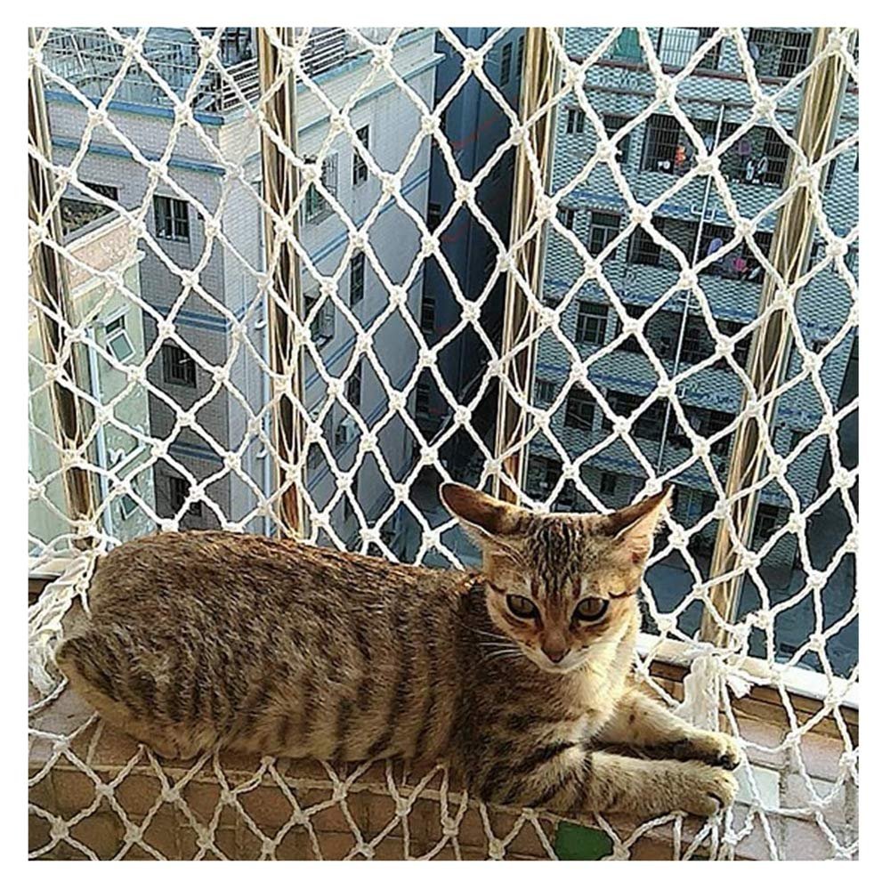 JHKJ Pet Climb Nets, Child Safe Net Rope Ladder Safety Net Cargo Truck Trailer Safe Net Balcony Safety Net Indoor Ceiling Decoration Net,1x 2m3.3 * 6.5ft