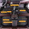 SureKit Custom Car Floor Mats for XJL Low-Level 2010-2018 Waterproof Anti-Skid Luxury Leather Full Coverage Liner Front Rear Mat/Set (Black Beige) view 1