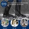 JUSPRO Waterproof Rain Boot Shoe Cover with Reflector for Outdoor Sports Hiking Climbing Camping Scooter Travel view 2