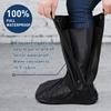 JUSPRO Waterproof Rain Boot Shoe Cover with Reflector for Outdoor Sports Hiking Climbing Camping Scooter Travel view 3