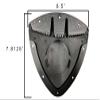 classAcustoms | RV ATV Cycle Truck Cargo Work Trailer Side Air Vents | One Pack | BLACK | High Tech/Arrow design view 4