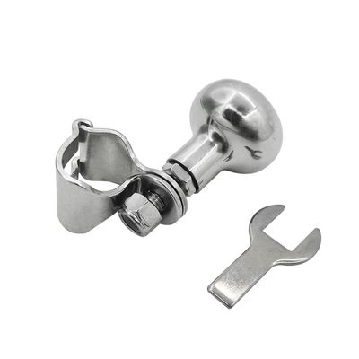 ISURE MARINE 316 Stainless Steel Boat Steering Wheel Knob, Steering Wheel Maneuvering Knob Dia. from 5/8'' to 1''