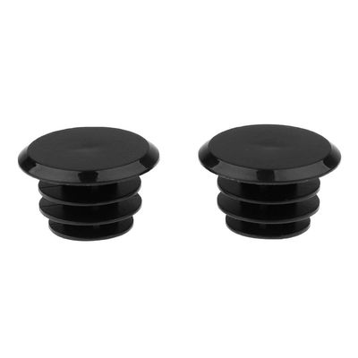 Inzopo Bike Handlebar End Bar Pair Plugs Cap 20mm for Mountain Bike Night Glow Bar End Black