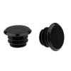 Inzopo Bike Handlebar End Bar Pair Plugs Cap 20mm for Mountain Bike Night Glow Bar End Black view 3