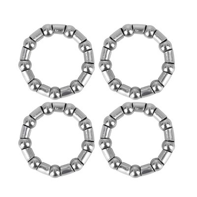 X AUTOHAUX 4pcs 44mm x 9 Ball Bearing Cages Crank Bearings Wheel Bearing Retainer for Bicycle