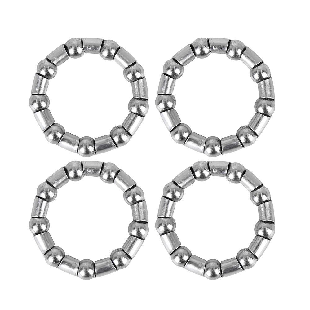 X AUTOHAUX 4pcs 44mm x 9 Ball Bearing Cages Crank Bearings Wheel Bearing Retainer for Bicycle