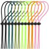 Frienda 12 Set Bungee Cord Strap Kit, Includes Adjustable Replacement Swimming Goggle Strap with Cord Lock Clamp for Swim Goggles view 1
