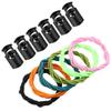 Frienda 12 Set Bungee Cord Strap Kit, Includes Adjustable Replacement Swimming Goggle Strap with Cord Lock Clamp for Swim Goggles view 4