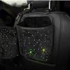 EING Car Seat Organizer - Premium Seat Back/Front Seat Travel Caddy, Crystal Little Star Diamonds, Black view 2