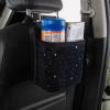 EING Car Seat Organizer - Premium Seat Back/Front Seat Travel Caddy, Crystal Little Star Diamonds, Black view 3
