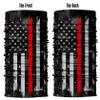 Obacle Motorcycle Face Mask Sun UV Dust Wind Protection Tube Mask Seamless Bandana Face Mask for Men Women Bike Riding Cycling Biker Fishing Outdoor Festival (US Flag Black Red Line) view 3