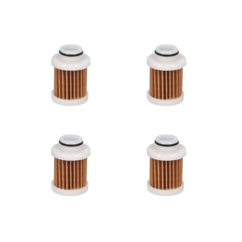 Element, Filter Compatible with Yamaha 4-Stroke Outboard Engine 6D8-WS24A-00-00 Set of 4
