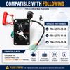 704-82570-08-00 Single Engine Key Switch Panel Compatible with Yamahaa 2-Stroke and 4-Stroke Outboard Ignition Switch 704 Control Box 12V Yacht Boat Switch Panel 704-82570-11-00 704-82570-12-00 view 2