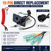 704-82570-08-00 Single Engine Key Switch Panel Compatible with Yamahaa 2-Stroke and 4-Stroke Outboard Ignition Switch 704 Control Box 12V Yacht Boat Switch Panel 704-82570-11-00 704-82570-12-00 view 4