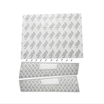 R/C Scale Accessories : Stainless Steel Slip Proof Tread & Fender Vent For TRX-6 Mercedes-Benz G63 (88096-4) / TRX-4 Mercedes-Benz G500 (82096-4) - 13Pc Set Silver