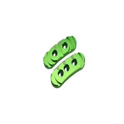 GPM For Traxxas Rustler 4X4 VXL (67076-4) Upgrade Parts Aluminum Fixed Gear Adapter - 2Pc Set Green