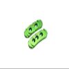 GPM For Traxxas Rustler 4X4 VXL (67076-4) Upgrade Parts Aluminum Fixed Gear Adapter - 2Pc Set Green view 1
