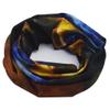 Obacle Seamless Bandana for Rave Face Mask Dust Wind Sun Protection Neck Gaiter Tube Mask Headwear Bandana for Women Men Festival Party Motorcycle Riding Outdoor (Starry Sky Lightning Gold) view 4