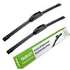 OEM QUALITY 28" + 15" PARRATI Premium All-Season Windshield Wiper Blades (Set of 2) view 1